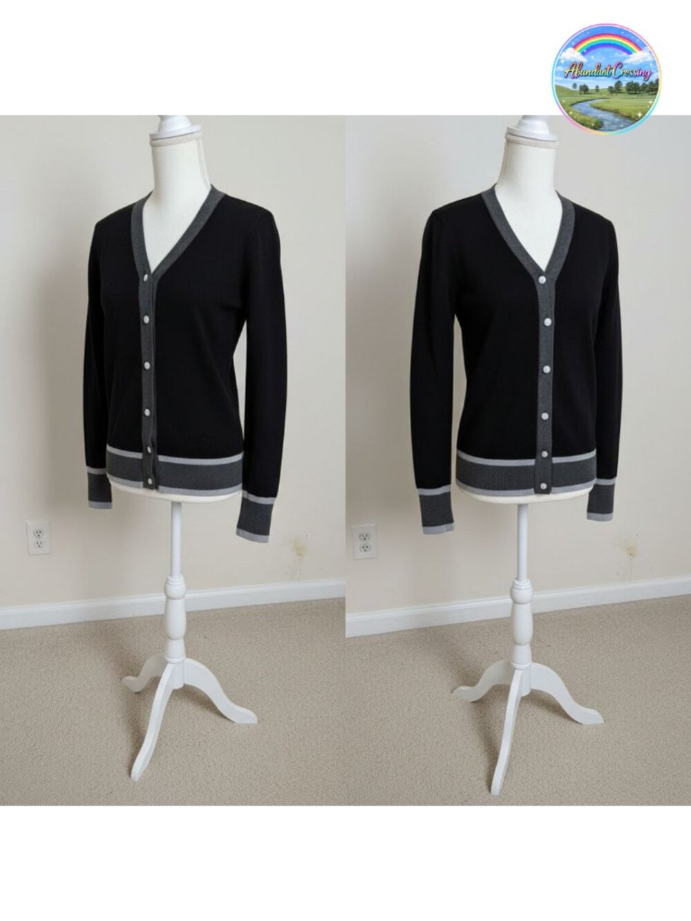 GRACE KARIN Women's Lightweight Button Down Cropped Cardigan Sweater